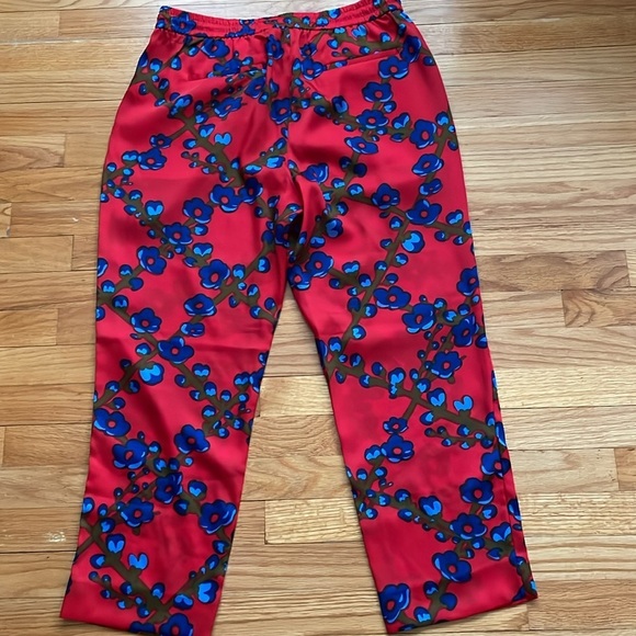 J. Crew Collection Drapey pull-on pant in lattice floral sz 12 B14 - Picture 9 of 9